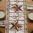 thumbnail image 5 of Table Runners 70 Inches Long Dress Scarves, Texas Star Grey Wooden Farmhouse Coffee/Dining/Kitchen Table Decor, Holiday Table Runner, Farmhouse Berry Countryside 13x70 Inch, 5 of 9