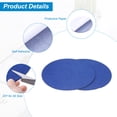 thumbnail image 3 of Uxcell 8pcs 12 Inch Round Adhesive Backed Felt for Household Applications, Blue, 3 of 5
