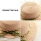 thumbnail image 3 of Sombrero de paja de ratán para niños con circunferencia de 52-54 cm, sombrero de verano, parasol para exteriores, sombrero de playa, protector solar, sombrero de copa plana, sombrero para, 3 of 5