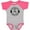 Heather and Hot Pink, variant on Inktastic April Parkinsons Disease Awareness Month Badge Boys or Girls Baby Bodysuit