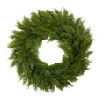 thumbnail image 2 of HBBKVI 20in Christmas Wreath Artificial Pine Door Decor Christmas Wreath Simulated Wreath Door Window Wall Decoration Wreath. Indoor and Outdoor Christmas Decorations, 2 of 6