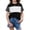 #A01-Black, variant on Tween Girl Casual Tshirts Crewneck Color Block Toddler Girls T-Shirts Short Sleeve Toddler T-Shirt Summer Cute Cotton Toddler Tops Girls,Khaki,7-8Years