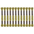 thumbnail image 1 of Unique Bargains Moss Green Embroidery Floss, 8m - 12 Skeins, 1 of 6