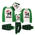 thumbnail image 2 of Pijamas familiares con estampado de cuadros navideños de moda, mono de bebé, monos de poliéster para bebé, 2 of 4