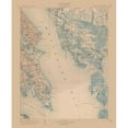 thumbnail image 3 of USGS 15x18 Black Modern Framed Museum Art Print Titled - St Mary Maryland Quad - USGS 1906, 3 of 5