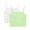 Green, variant on yillto 2 Pack Camisole for Girls Cotton Sleeveless Spaghetti Straps Tank Tops Comfortable Undershirts