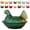 Dark Green, variant on Vintage Glass Hen on Nest Dish with Lid - Large Pedestal Rooster Glass Candy Bowl, Colorful Crystal Candy Jar for Snacks, Dessert, Cookies | Home Kitchen Office Tabletop Decor