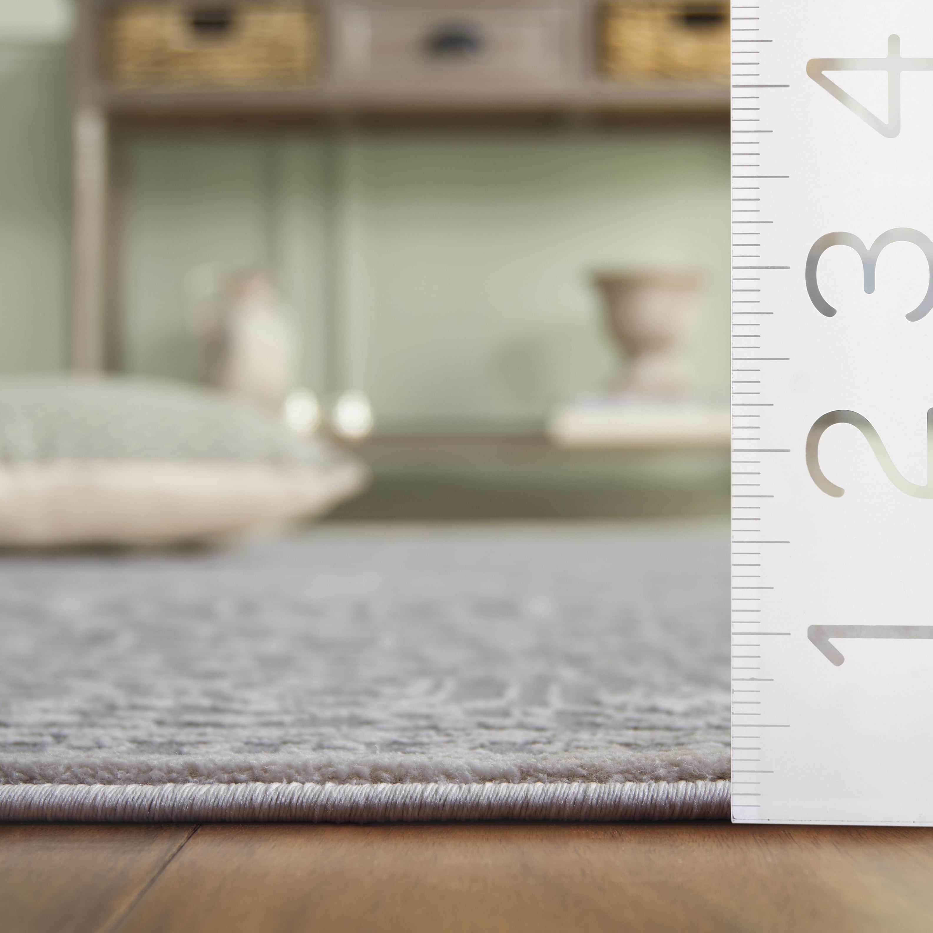 Safavieh Reflection Dolkar Oriental Area Rug, Light Gray/Cream, 12' x 12' Square