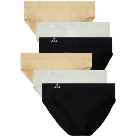 

Balanced Tech Women s Seamless Bikini Panties 6-Pack Assorted