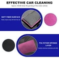 thumbnail image 5 of Clay Mitt, Scratch-Free Microfiber Clay Bar Alternative Mitt Car Detailing Glove, Car Cleaning & Polishing Tool Clay Eraser Mitt for Paint Glass Wheels, Car Accessories (Purple), 5 of 7