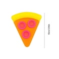 thumbnail image 2 of Moonsky pizza antiestrés, juguete sensorial tipo goma, textura suave con detalles de queso, ideal para amantes de la comida o regalo divertido, 1 pieza, 2 of 5