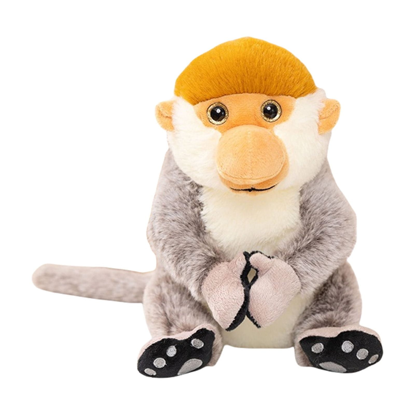 Musatteng Nesting Monkey Plush Set - 3 Soft Huggable Stuffed Animals with Weighted Beans for Calming Sensory Play, Ages 3+ Hypoallergenic Stress Relief Toy