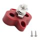 thumbnail image 1 of Nylon, Fibra de Barco DC48V Heavy Duty Single Terminal Stud M8 Bloque de Distribución de Energía Rojo, 1 of 9