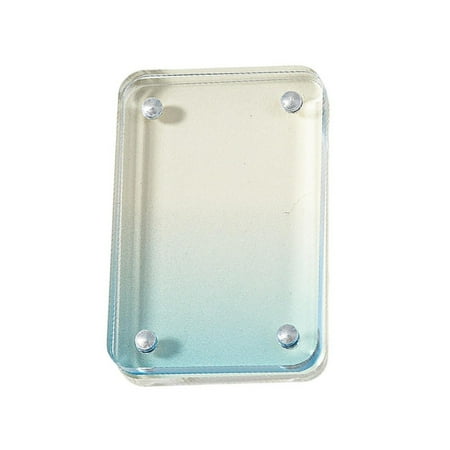 

FaLX Card Brick - Magnetic Suction - Transparent Visible - DIY Store Photos - Gradient Color Flowing Sand - Mahjong Size Card Case Album - Home Supply