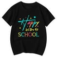 thumbnail image 4 of T-Shirt à Manches Courtes Imprimé Dessin Animé Mignon pour Filles Col Rond Haut d'Été Décontracté pour Tout-Petits Enfants et Adolescents Tee Graphique Confortable de Collation des Grades, 4 of 4