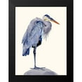 thumbnail image 2 of Wang, Melissa 12x14 Black Modern Framed Museum Art Print Titled - Heron Study II, 2 of 5