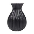 thumbnail image 2 of Hydroponic Vase for Plants | Imitation Ceramic Plastic Flower Vase with Water Storage | 6.7 Inch Decorative Vase for Fresh Cut Flowers, Dried & Faux Flowers | Gray, Black, Red, Green, 2 of 6
