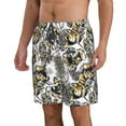 thumbnail image 2 of Naloa Tulips Flowers Men's Beach Shorts, Surfing shorts, Swim trunks, Quick Dry Swim Trunks for Surfing Beach Fun - X-Large, 2 of 9