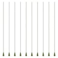 thumbnail image 1 of 10 agujas dispensadoras de acero inoxidable 304, calibre 14, punta roma, para frascos de pegamento, con conector Luer para cartuchos, alcohol y dispensadores de aceites esenciales., 1 of 9
