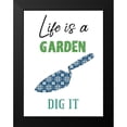 thumbnail image 2 of Phillip, Jamie 12x14 Black Modern Framed Museum Art Print Titled - Garden, 2 of 5