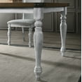thumbnail image 6 of Roundhill Furniture Salines 31'' Height 5-Piece Dining Set, Rustic White and Oak, 6 of 10