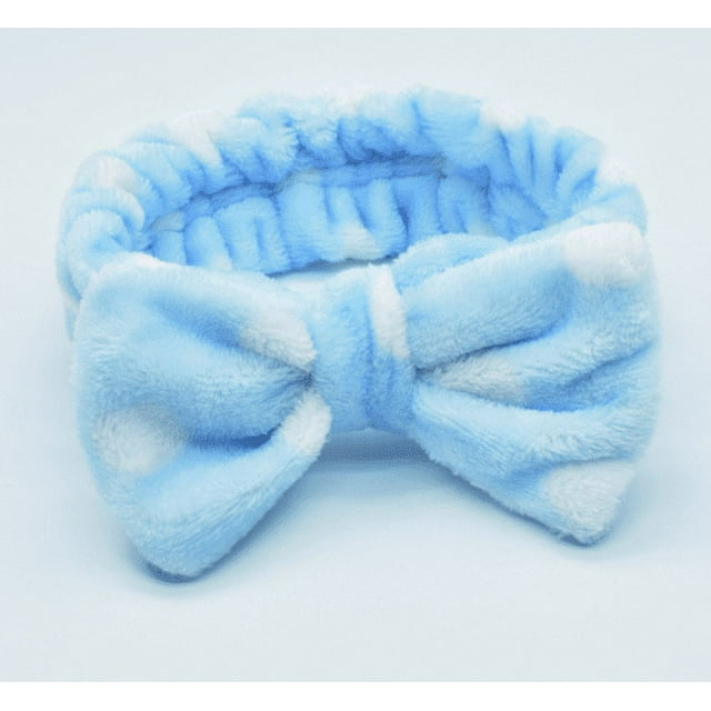Facial Redondo Diadema Señoras Chica Spa Microfibra Lindo Hijab Diadema Arco Cuidado de la piel Tejido de rizo Diadema de vellón para ducha facial Baño Diadema Zhivalor SYN256-1
