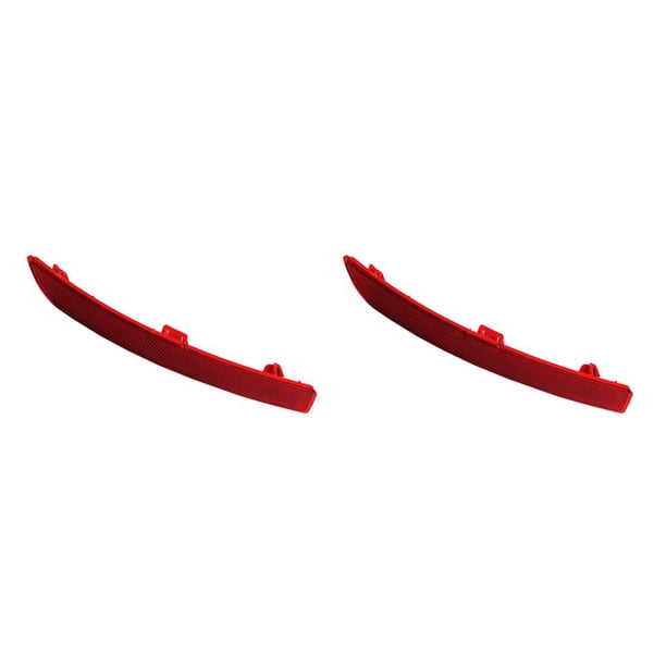 Kenally Reemplazo del reflector derecho/izquierdo de la cubierta del parachoques trasero para F10 2010-2013 F18 2014-2016 63147318556 63147318555 rojo 2piezas Kenally CBP044145