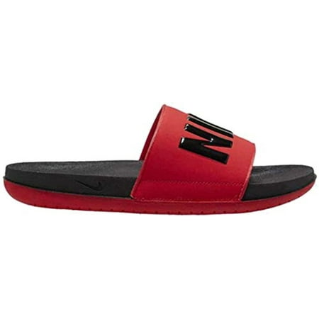 

Nike Men s OffCourt Slides (Black/Black/Univ Red Numeric_13)