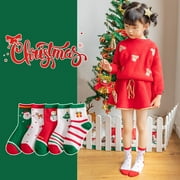 Socks 5 Pairs Of Children's Socks Baby In Tube Socks Cartoon Boys And Girls Socks Cotton Socks Sports Socks