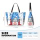 thumbnail image 4 of Easygdp Medicine Gnome Truck Red Bolsa de Viaje de Playa de Gran Capacidad, Bolsa Tote Perfecta para la Playa, Escapadas de Fin de Semana y Viajes, 4 of 7