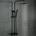 thumbnail image 2 of Wall Mount Exposed Shower Combo Set, Adjustable Handheld Sprayer Bathroom Mixer Combo Set with Thermostatic Rough-in Valve, 2 of 9