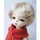 thumbnail image 2 of Peluca de muñeca Elegante Peluca de cabellero Corto Y para 1/4 BJD DOC DOD Dorado Claro Magideal Peluca de muñeca, 2 of 6