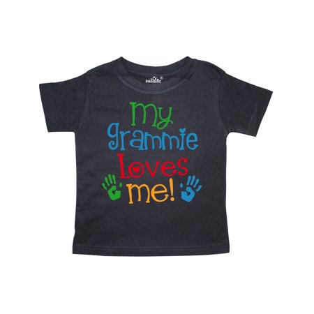 

Inktastic My Grammie Loves Me Gift Gift Toddler Boy or Toddler Girl T-Shirt