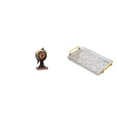 thumbnail image 1 of Figura de escritorio,Reloj de mesa con figura de globo terráqueo,decoración para oficina y hogar,Bandeja para servir,Bandeja rectangular para servir en la cocina con asa,Bandeja de, 1 of 8