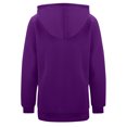 thumbnail image 4 of WTOBBY Women's Sports Hoodie Jacket Long Sleeve Zip Up Fleece Pullover Casual Athletic Outerwear with Front Pockets Performance Fabric Lightweight for Gym Running,Purple S, 4 of 4