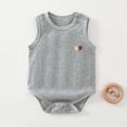 thumbnail image 2 of Bxsruta Baby Bodysuit Sleeveless Cotton Romper Infant One-Piece Tank Jumpsuit for Summer, 2 of 8