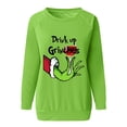thumbnail image 2 of VOOPET Women Gr-inch Stole Christmas Funny Pullover Gr-inch Face Long Sleeve Loose Sweatshirt Raglan Tops Christmas Sweatshirt, 2 of 3