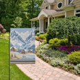 thumbnail image 2 of Yayeee Garden Flag 12"x18" Double Sided Outdoor Yard Lawn Holiday Decorations, Winter Mountain, 2 of 6