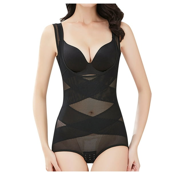 Ladies Ultra-Thin Seamless Mesh Shapewear Tummy Control Butt Lifter Full  Body Shaper Waist Trainer Bodysuit(Size:Large,Color:Skin) : :  Clothing, Shoes & Accessories