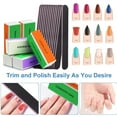 thumbnail image 6 of GMZW 4 Way Nail Buffer Block (6 pcs), plus 10 nail files ，used for nail polishing, 6 of 8