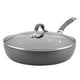 thumbnail image 1 of Sartén antiadherente Circulon Radiance Deep anodizada dura con tapa, 30 cm, gris, 1 of 5