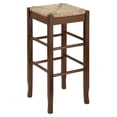 thumbnail image 1 of Boraam Square Rush Bar Stool in Cappuccino, 1 of 5
