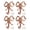 Rose Gold, variant on 4pcs Gold Bow Hooks, Bow Hanger Gold Hooks Bows Shaped Coat Hook Wall Mounted Metal Bows Wall Hook Decorative Coat Holder Vintage Bowknot Door Hanger for Hat Bag Towel Hanging