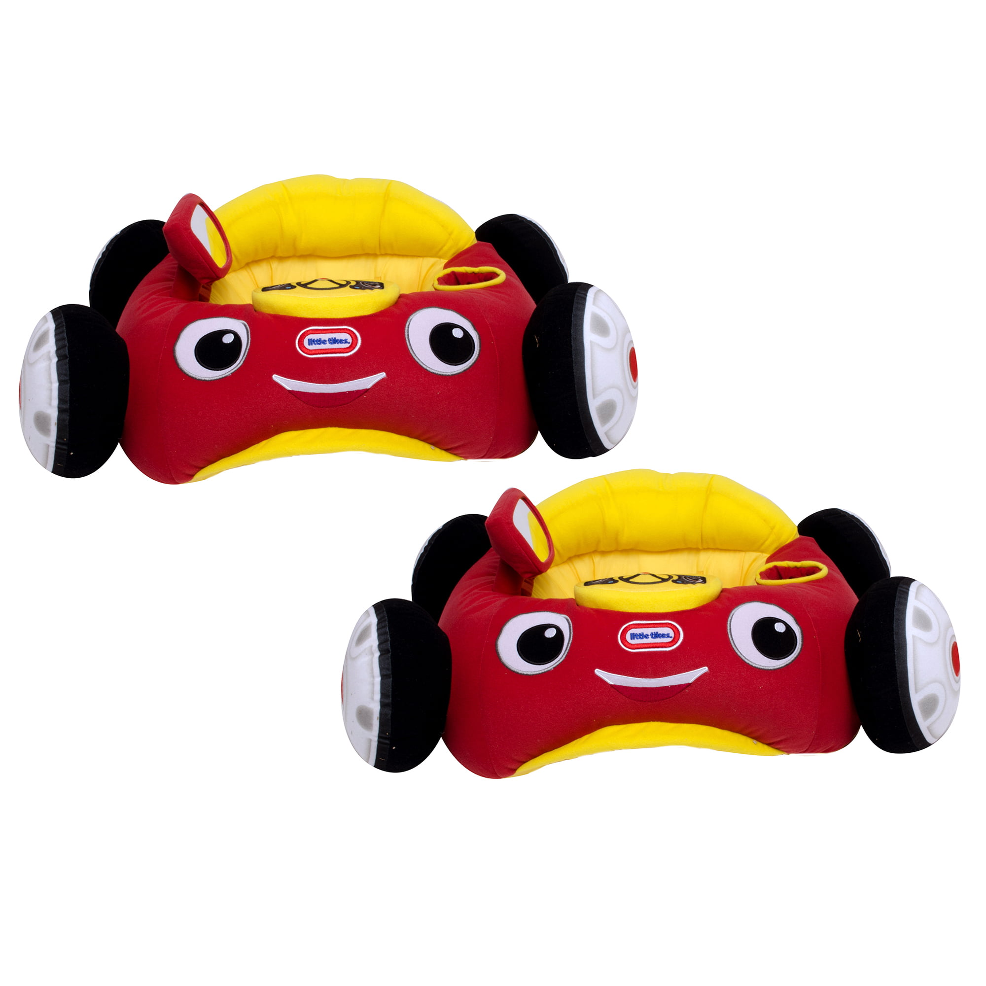 Little Tikes Cozy Coupe Plush Baby Toddler Lounger Floor Seat, Red Car (2 - Walmart.com