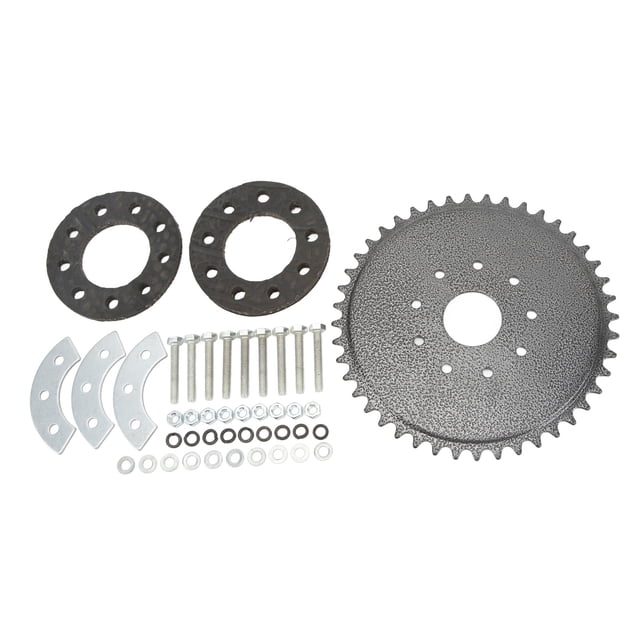 44 Tooth Sprocket, Chain Sprocket Transmission Performance Metal Alloy Direct Fit For 50cc 66cc 80cc Motor Gas Engine
