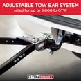 thumbnail image 4 of TowSmart 760 Class III Adjustable Tow Bar 5,000 lb Max Tow Weight, 4 of 16