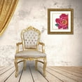 thumbnail image 3 of Grove, Beth 26x26 Gold Ornate Wood Framed with Double Matting Museum Art Print Titled - Floral Drama IX, 3 of 4