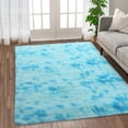 thumbnail image 1 of Fluffy Area Rug, Soft and Thick Faux Tie-Dyed High Pile Shaggy Rug Anti-Slip Fuzzy Rug, 1 of 7