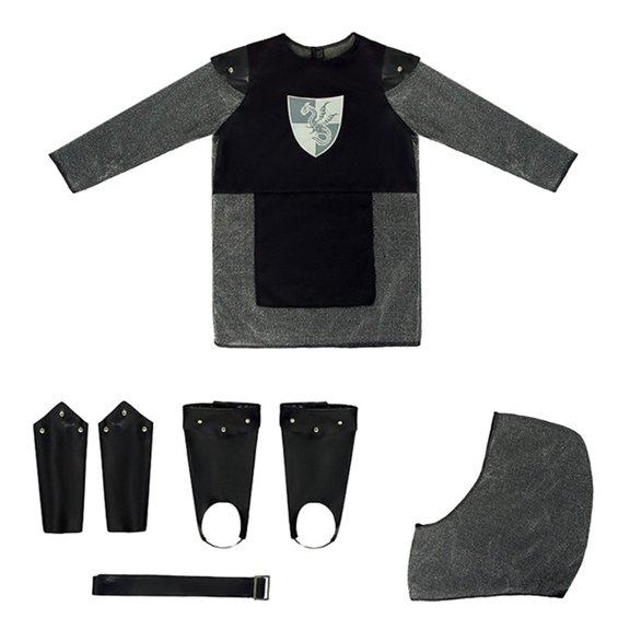 Disfraz de caballero para niños, ideal como recuerdo de fiesta, para cosplay, para representaciones teatrales y carnaval. L