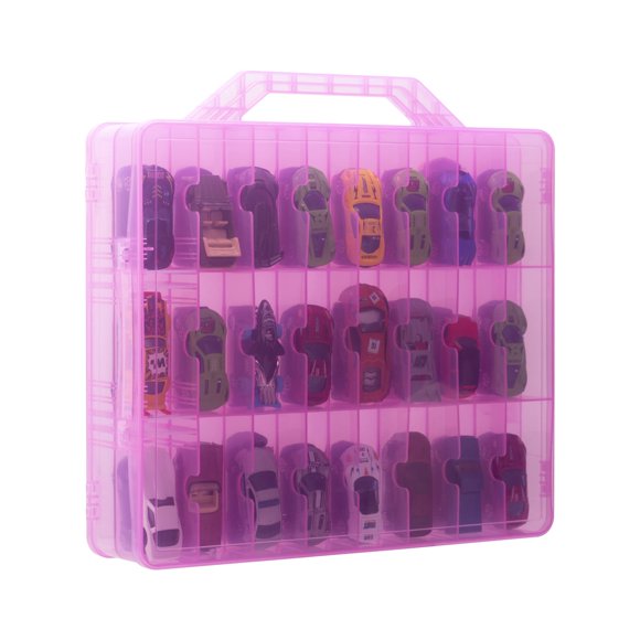 Estuche organizador para autos de juguete KISLANE de doble cara 34 x 30 cm